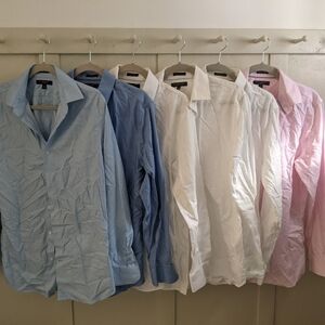 Lot of 6 Banana Republic Dress Shirts